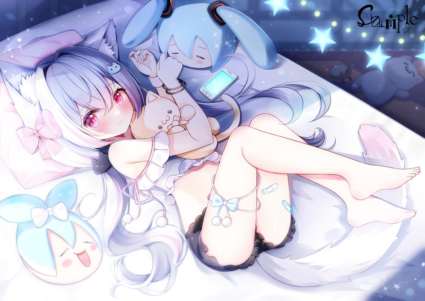 sample、蓝色连衣裙、星空 图片素材