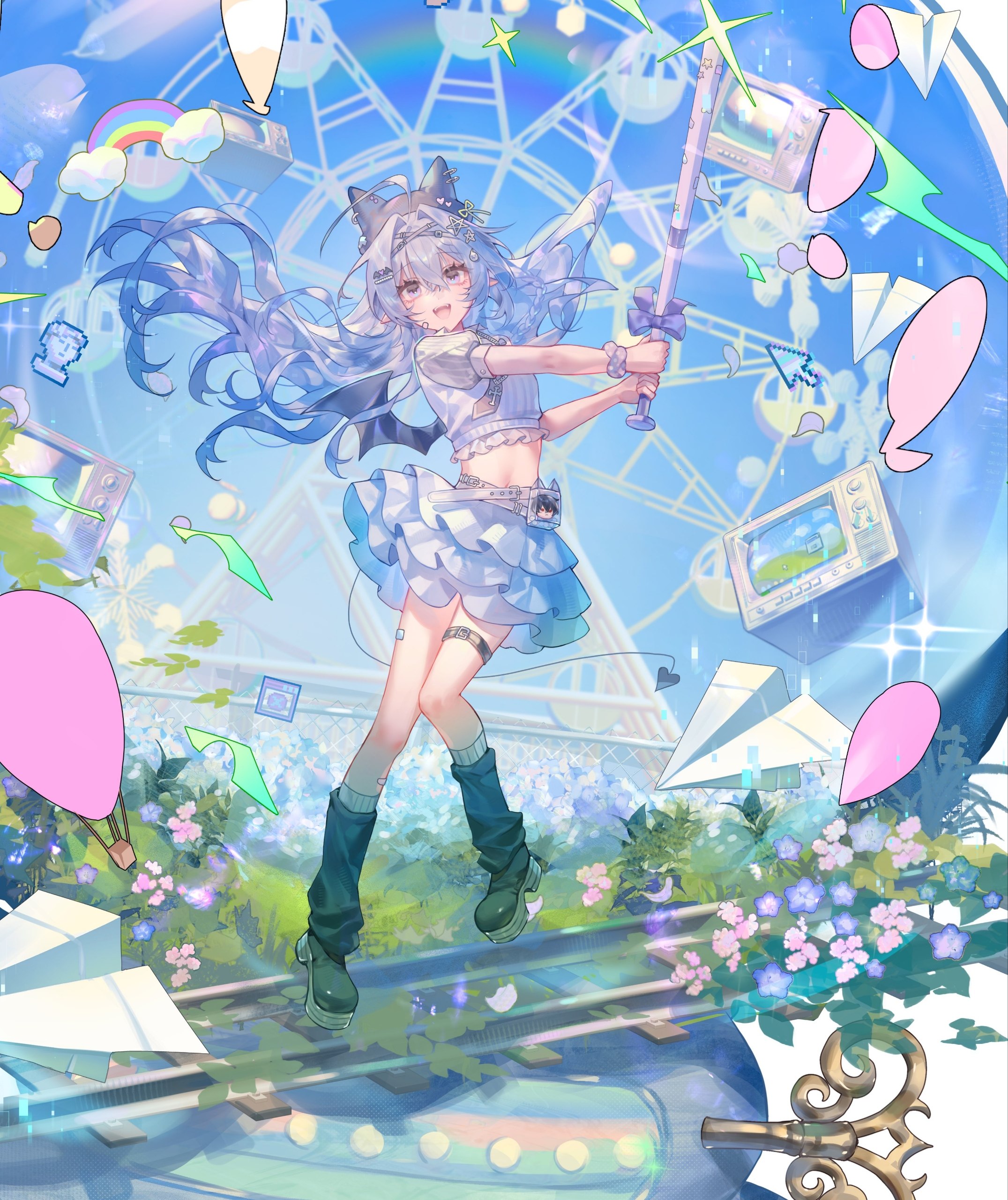 原神、旅行者、魔法少女 图片素材
