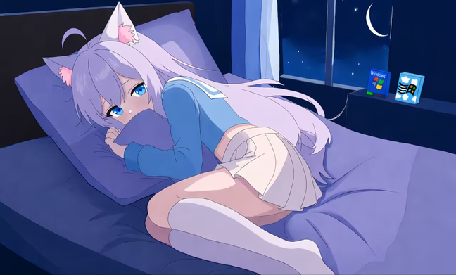 原神、雷姆、夜晚 图片素材